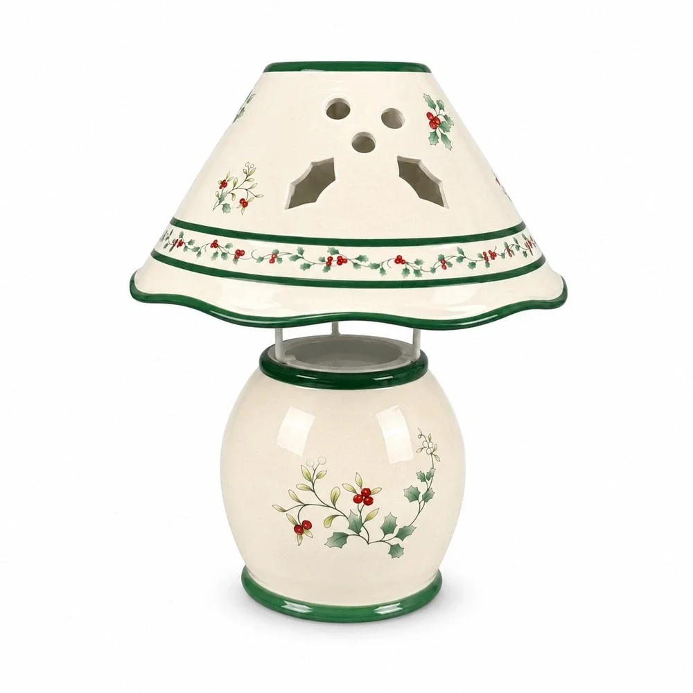 Vtg Pfaltzgraff Winterberry Votive‎ Lamp 109-B86-00 Christmas Candle Holder NIB